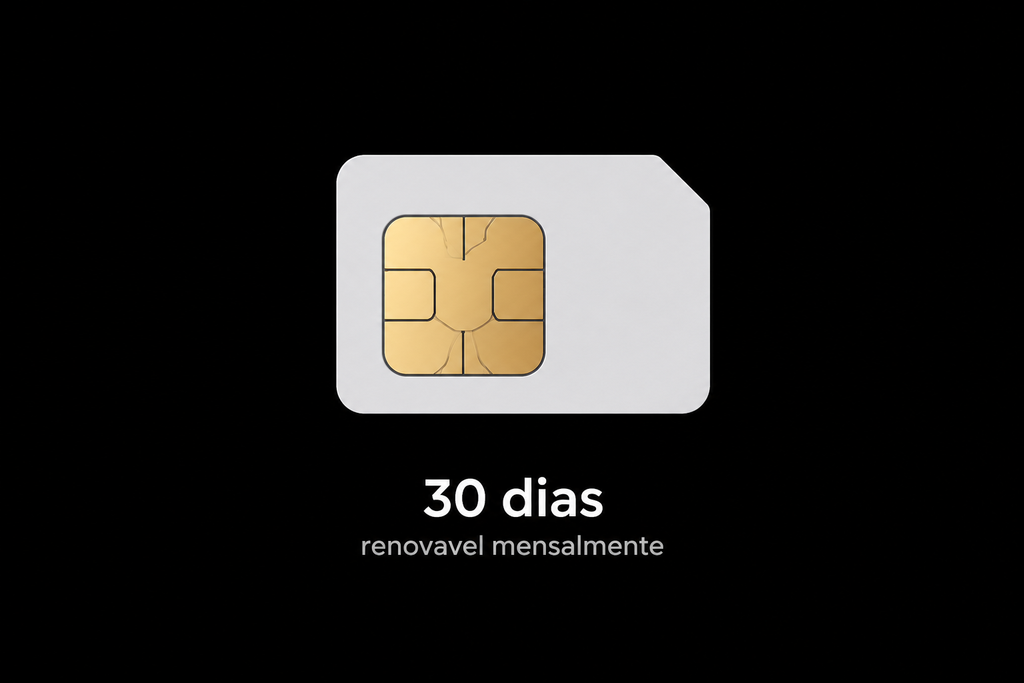 SIM CARD de dados 30 dias